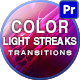 Color Light Streaks Transitions - VideoHive Item for Sale