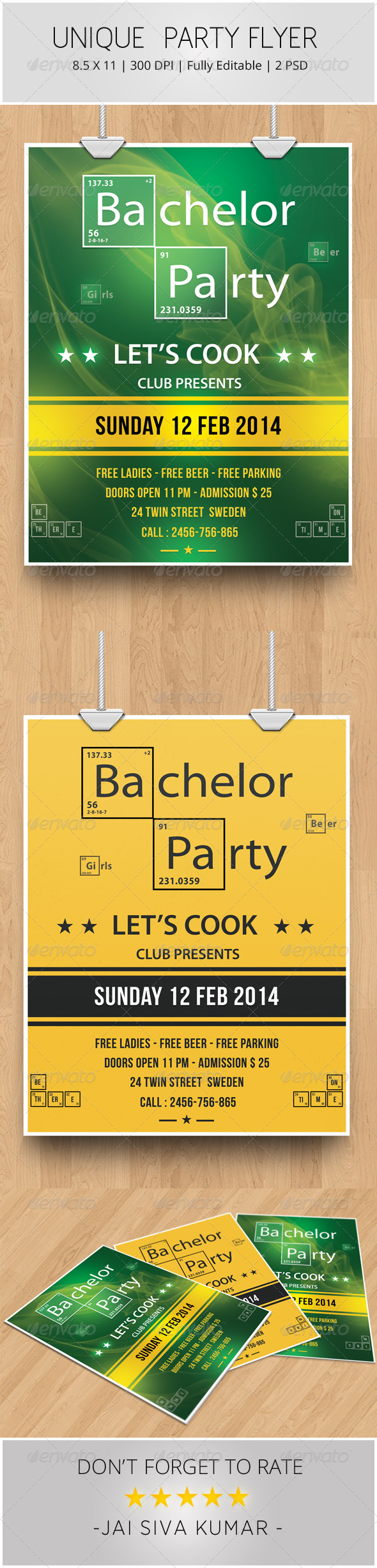 Unique Party Flyer - Clubs & Parties Events