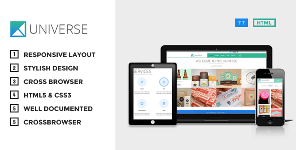 Universe - Responsive Multi-Purpose HTML Theme - Creative Site Templates