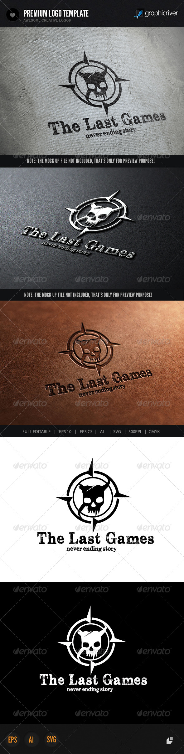 Last Games - Crests Logo Templates
