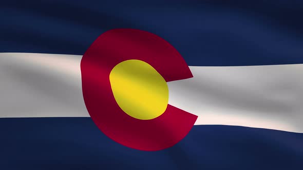 Colorado State Flag Background 4K alt