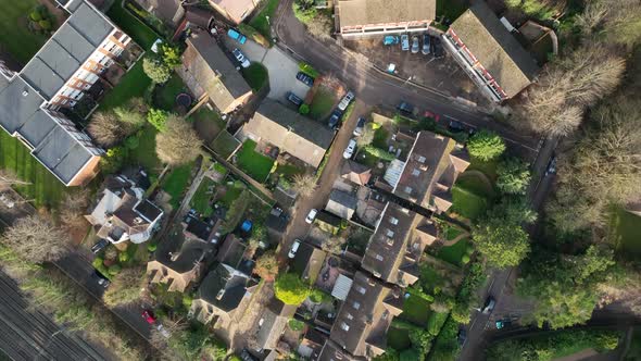 Houses and Streets in the UK seen from a Bird's Eye View alt