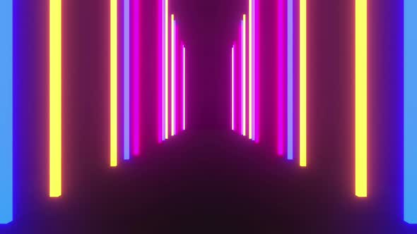 Neon Tunnel 03 Hd