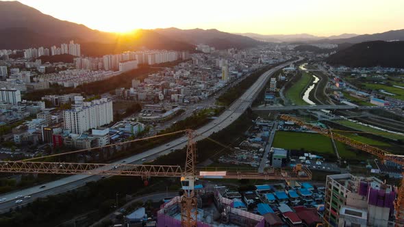 Gumi City Sinpyeong Dong Apartment Construction