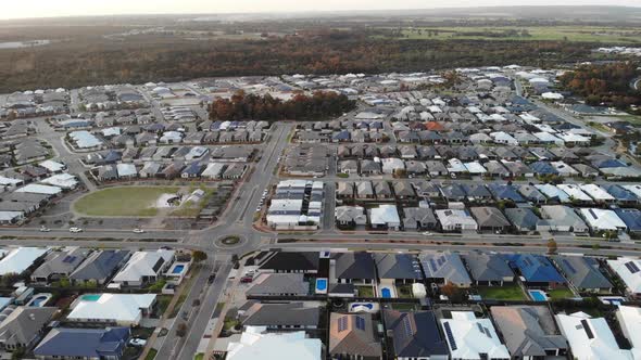 Aerial View of a Suburb in Australia