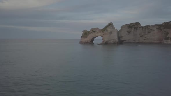 Islet with archway