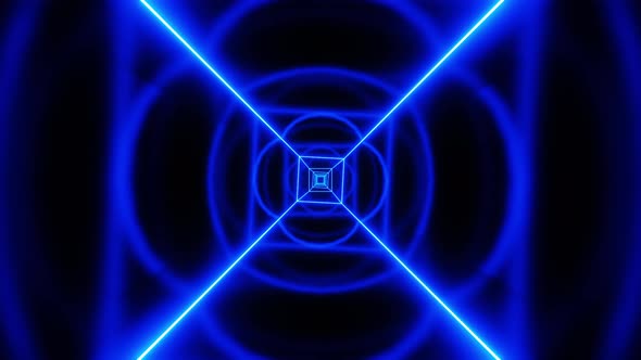 Abstract background with blue lines. Looped animation