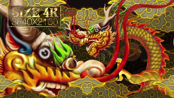 Ethnic Chinese Dragon 4K 02
