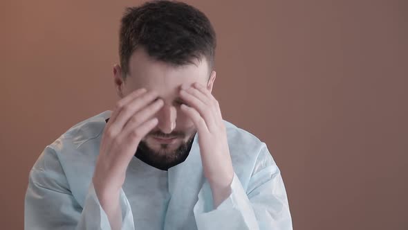 A Doctor Who Became Ill in the Workplace. A Man with Poor Health. Depression in the Doctor. alt