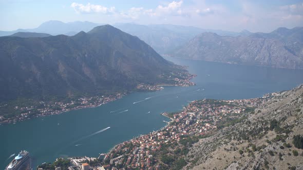Panoramic Views of the Mountains the Sea and the Old Town alt