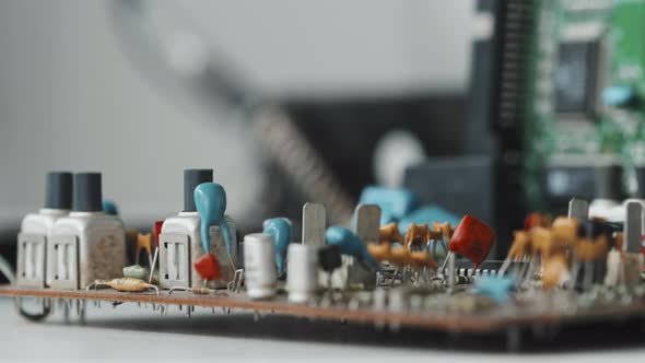 Printed Circuit Boards on Table alt