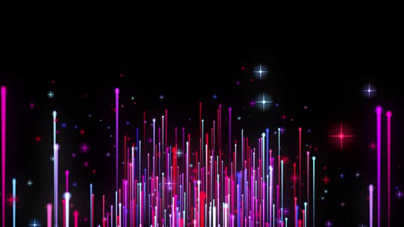 Abstract Glitter Texture Lines Flying Up Animation