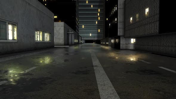 Rain On Route In Night City 4