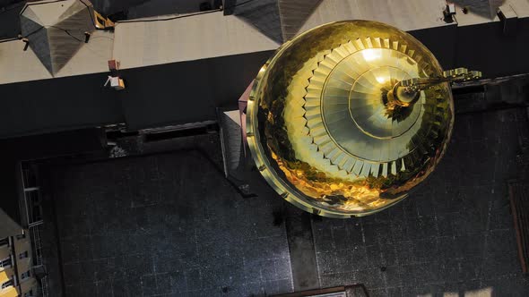 Beautiful Orthodox New Athos Monastery with Golden Domes in the New Athos alt