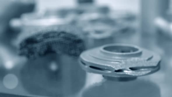 Object Printed on Metal 3d Printer alt