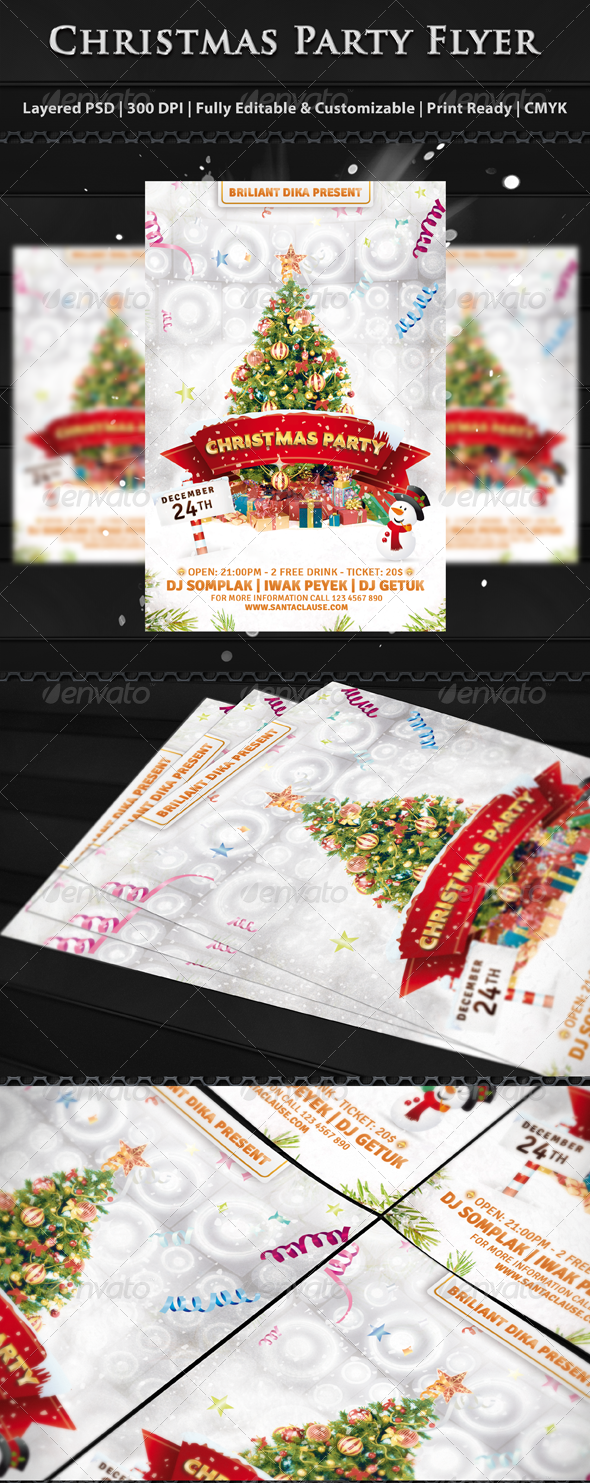 Christmas Party Flyer Templates - Clubs & Parties Events