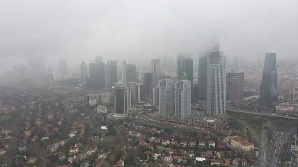 levent towers wide shot