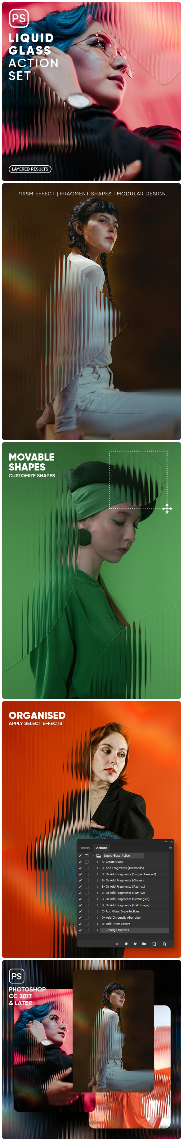 Liquid Glass Photo Effect Action