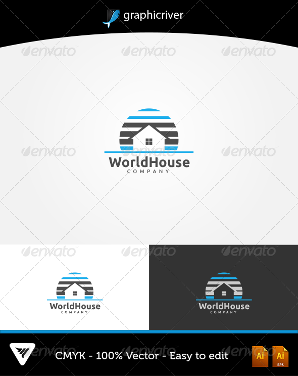World House Logo - Logo Templates