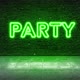 Party Neon Sign Green - VideoHive Item for Sale