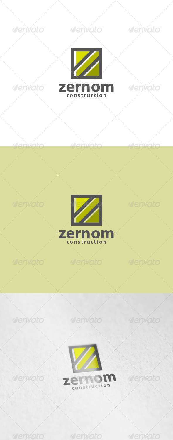 Zernom Logo - Letters Logo Templates