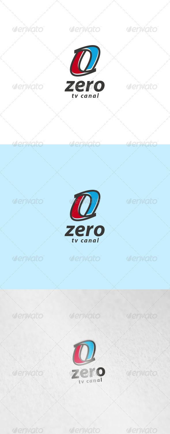 Zero Logo - Numbers Logo Templates