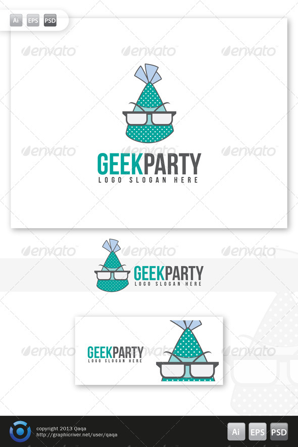 Geek Party Logo - Logo Templates