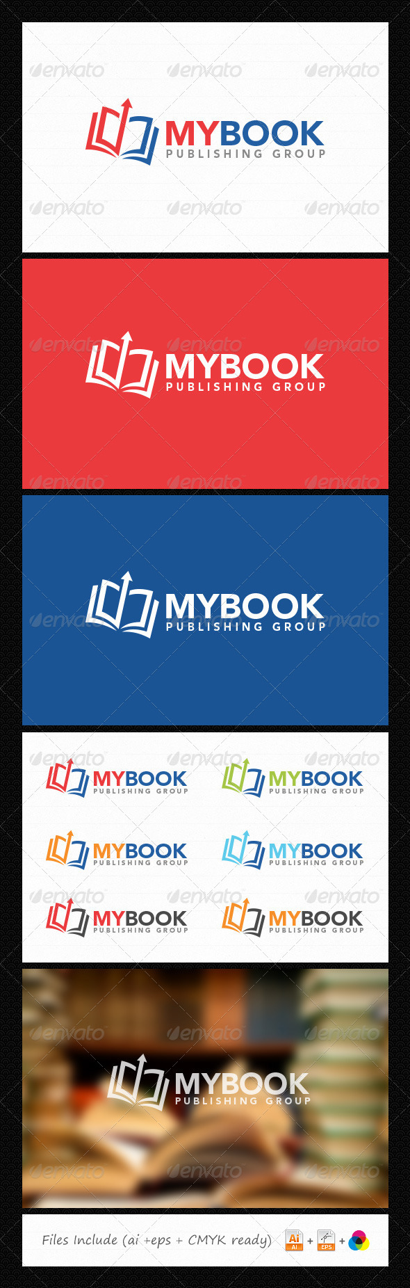 Book Logo - Abstract Logo Templates