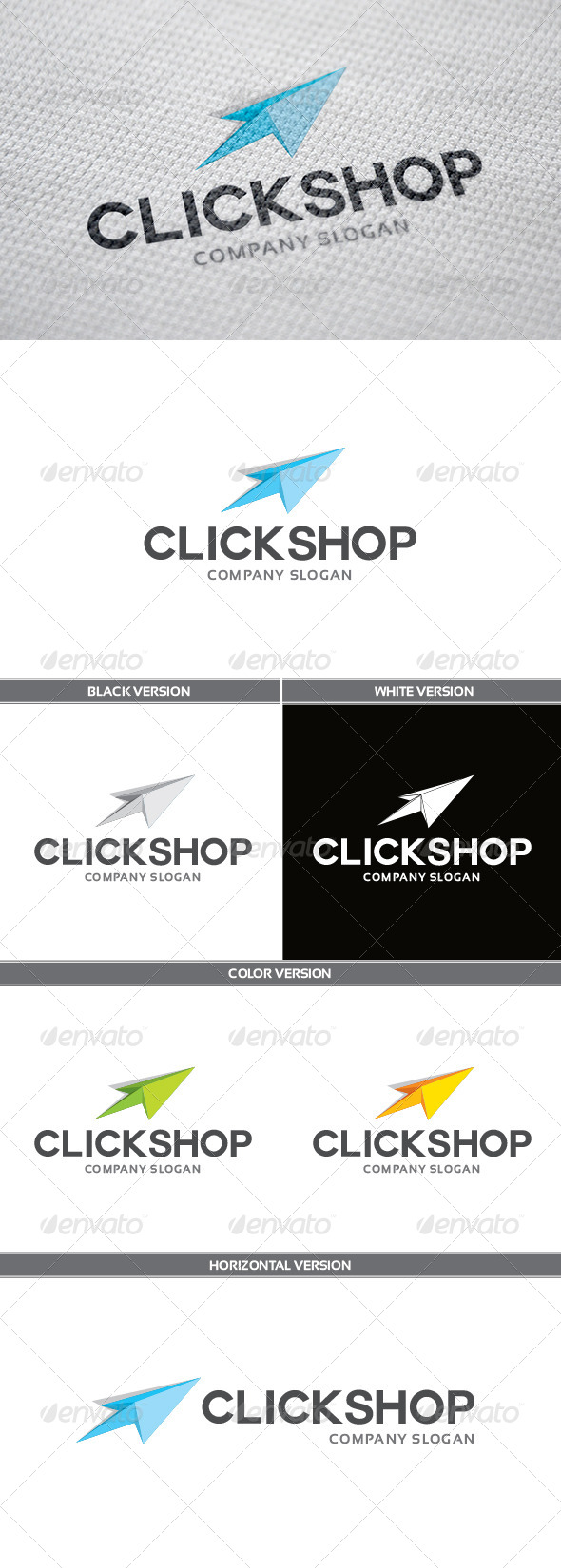 ClickShop Logo - Objects Logo Templates
