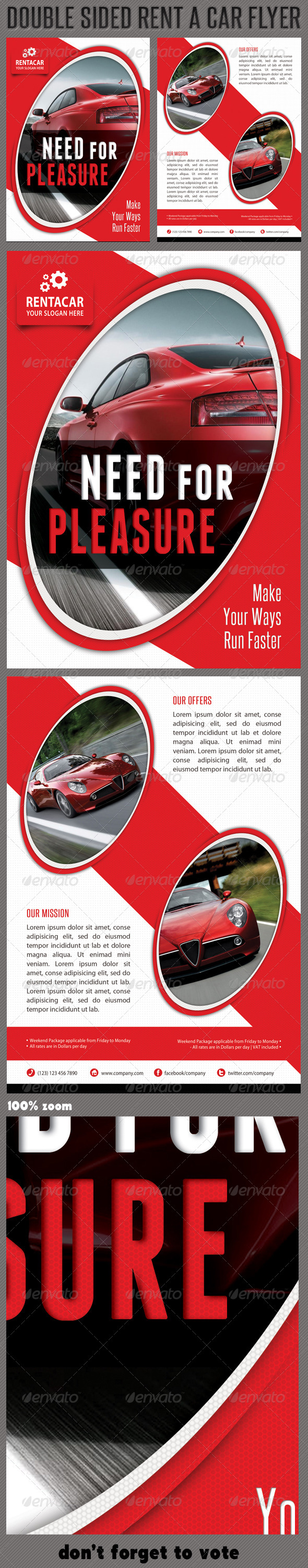 Rent A Car Corporate Flyer 03