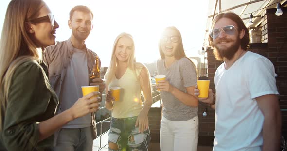 Group of Young People Smiling