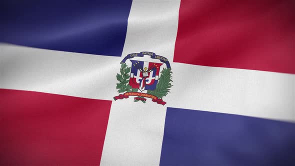 Dominican Republic Flag alt