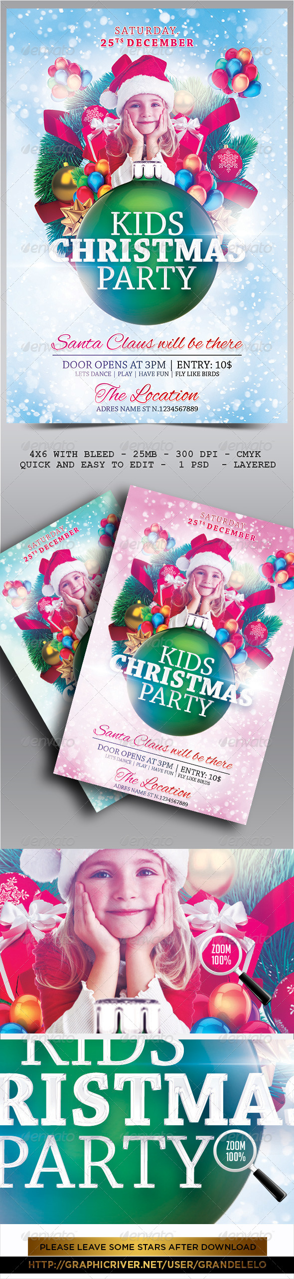 Kids Christmas Flyer 2.0 - Holidays Events