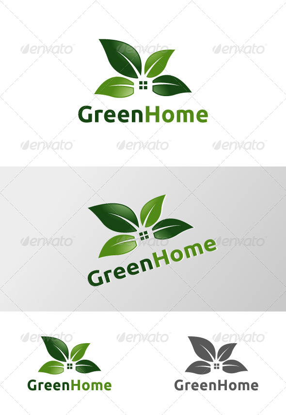 Green Home - Logo Templates