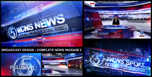 Broadcast Design - Complete News Package 5