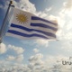 Uruguay Flag on a Flagpole - 4K - VideoHive Item for Sale