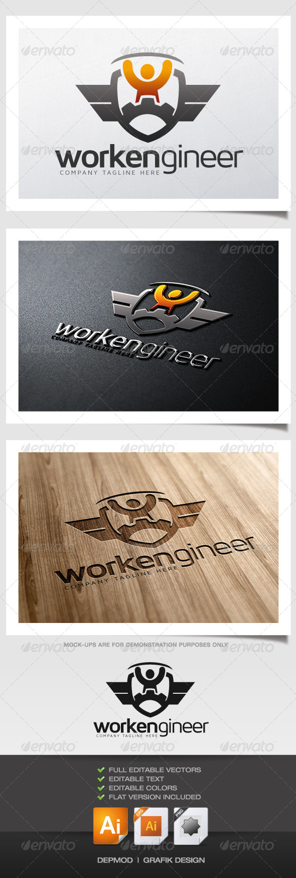 Workengineer Logo - Symbols Logo Templates