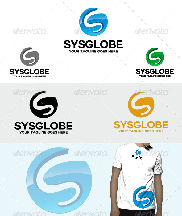 Sys Globe 3D Logo - 3d Abstract