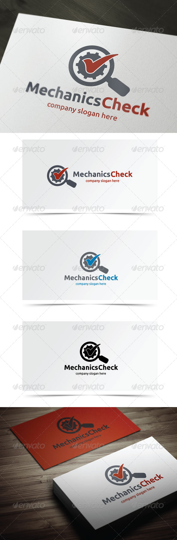 Mechanics Check - Symbols Logo Templates