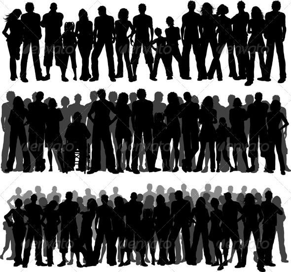 Crowd scenes - People Characters