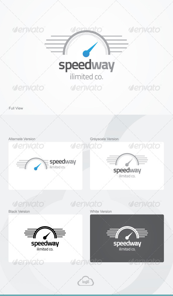 Speed Way Logo Template - Symbols Logo Templates