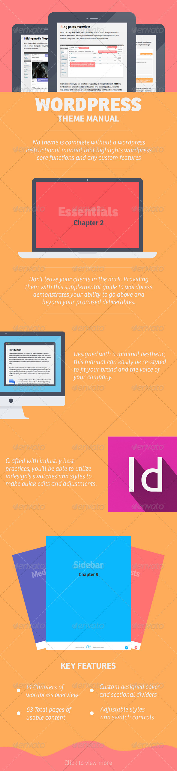 Wordpress Theme Manual Template - Digital Books ePublishing