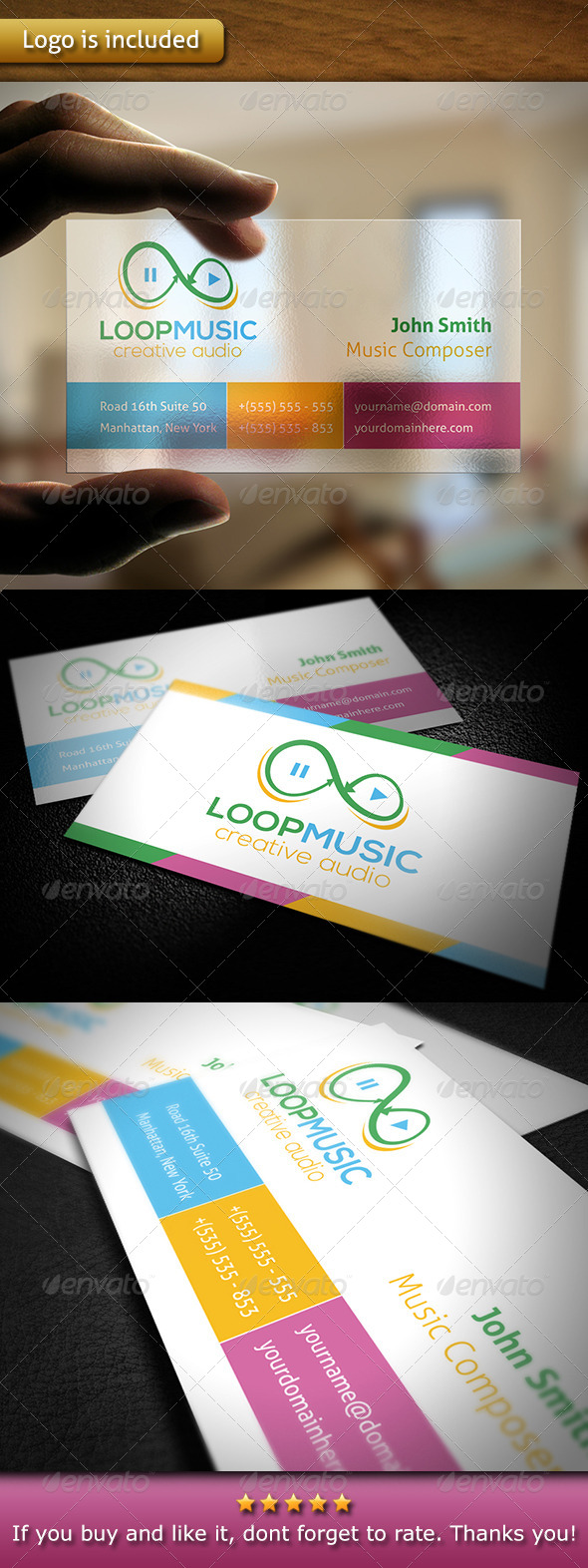 Music Business Card - Creative Business Cards