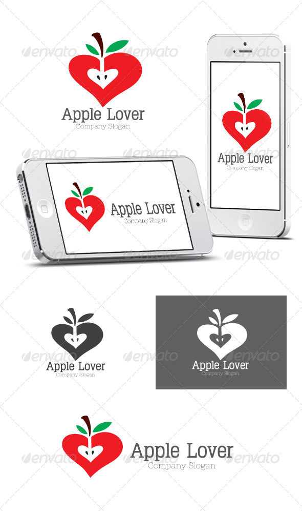 Apple Lover - Nature Logo Templates