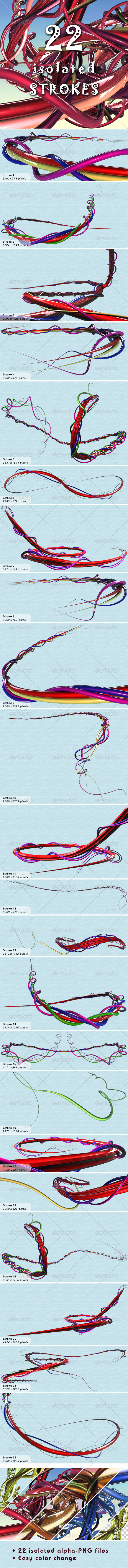 Strokes - Flourishes / Swirls Decorative