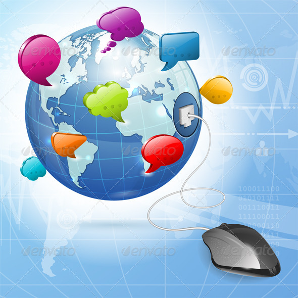 Social Media Concept - Web Technology