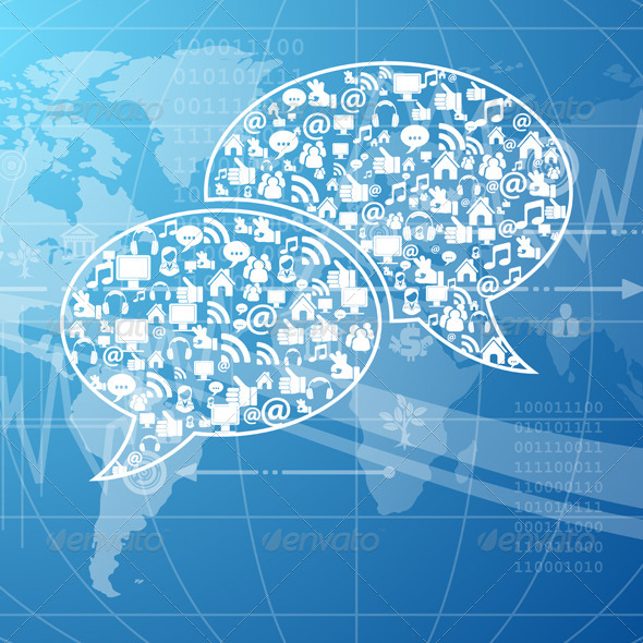 Social Media Concept - Web Technology