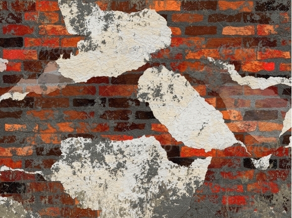 Old brick wall - Architecture 3D Renders