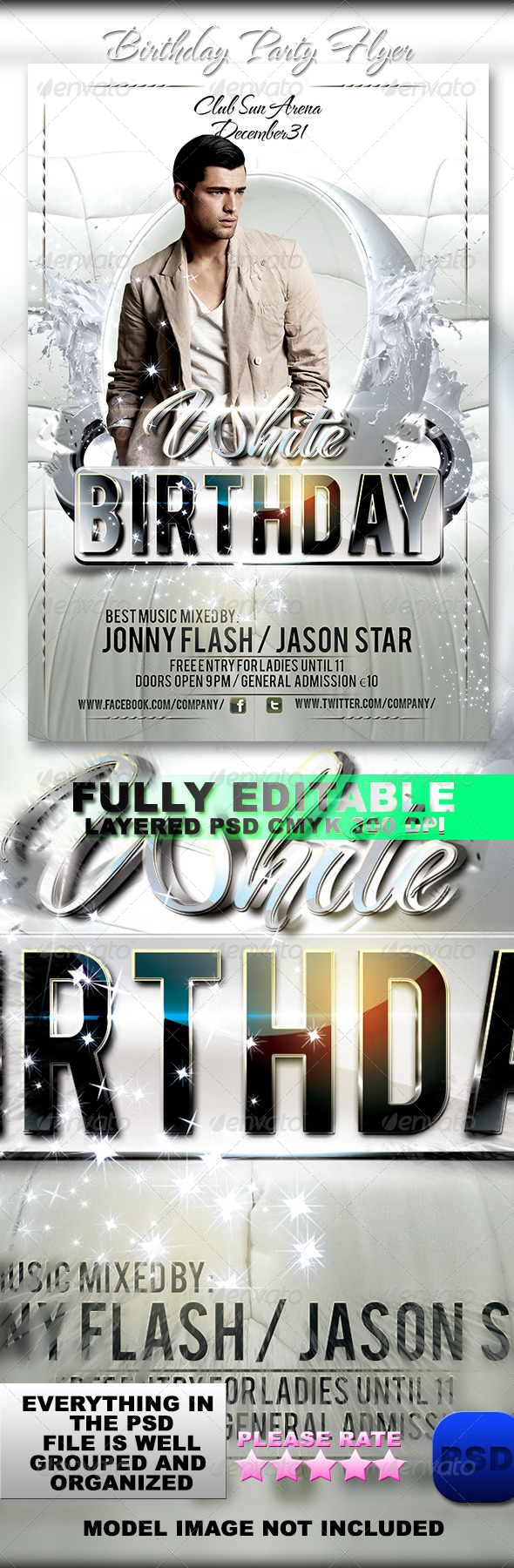 Birthday Party Flyer - Events Flyers