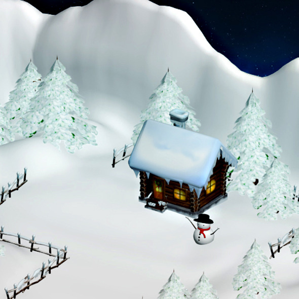 Winter Scene - 3Docean 6066384